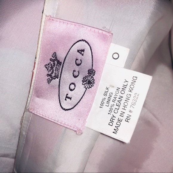 Tocca Abstract Print 100% Silk Skirt Size 0 - Picture 3 of 6